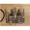 Image 4 : Ceremonial or Tribal-Style Necklace & Carved Crown Headpiece, Misc Sizes
