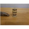 Image 7 : Qty 8 Small Carved Figurines & Glass: Owl, Duck, Tribal Figures, etc Misc Sizes