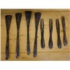 Image 3 : Qty 2 Coconut Shell Bowls, Carved Utensils & 10 Buttons, Misc Sizes