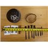 Image 7 : Qty 2 Coconut Shell Bowls, Carved Utensils & 10 Buttons, Misc Sizes
