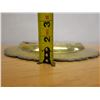 Image 7 : Carved Metal Platter w/ Scalloped Edges 13" Dia, 1.5"H