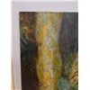 Image 2 : Abstract Painting on Canvas, by Artist Noe Tanigawa on Back, 32" x 35" Unframed