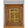 Image 10 : Original Painting on Canvas, Abstract Figures in Ornate, Carved Wood Frame, 36" x 43"