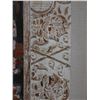Image 6 : Original Painting on Canvas, Abstract Figures in Ornate, Carved Wood Frame, 36" x 43"