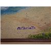 Image 5 : Original Painting on Canvas, Lanikai Heavenly Water by Artist M. Pisciotta, 36" x 25" Framed