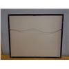 Image 6 : Mountain Scene Artwork, Framed & Matted (glass cracked)