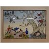 Image 2 : Bird Artwork w/ Maker's Stamp, Framed & Matted