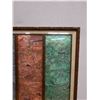 Image 3 : Triptych 3-Panel Artwork, Wood Framed & Matted 31" x 36"