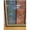 Image 4 : Triptych 3-Panel Artwork, Wood Framed & Matted 31" x 36"