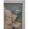 Image 3 : Floral Artwork  by Artist John Jen (?), Framed & Matted 28" x 29"