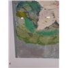 Image 5 : Floral Artwork  by Artist John Jen (?), Framed & Matted 28" x 29"