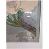 Image 6 : Floral Artwork  by Artist John Jen (?), Framed & Matted 28" x 29"