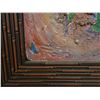 Image 3 : Abstract Multi-Figure Artwork (cracking), Wood Framed 28" x 26"