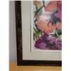 Image 4 : Summer Poppies Floral Artwork, Numbered 14/45  by Artist Jenn '94 (?), Framed & Matted 35" x 35"