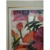 Image 7 : Summer Poppies Floral Artwork, Numbered 14/45  by Artist Jenn '94 (?), Framed & Matted 35" x 35"