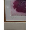 Image 9 : Summer Poppies Floral Artwork, Numbered 14/45  by Artist Jenn '94 (?), Framed & Matted 35" x 35"