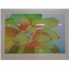 Image 2 : Neoregelia Floral Artwork, Numbered 40/62 by Janet Holaday, Wood Framed 45" x 34"