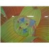 Image 3 : Neoregelia Floral Artwork, Numbered 40/62 by Janet Holaday, Wood Framed 45" x 34"