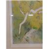 Image 3 : Abstract Floral Artwork '88, Framed & Matted 27" x 32"