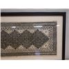 Image 3 : Geometric Design Artwork dated March 2004, Framed & Matted 36" x 19"