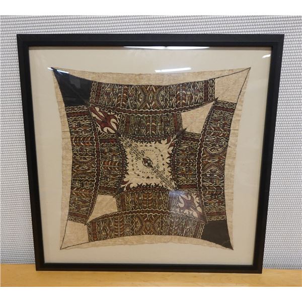 Geometric Design Artwork dated March 2004, Framed & Matted 26" x 26"