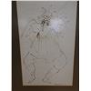 Image 2 : Abstract Garuda Bird Sepia Ink Artwork  21" x 29"