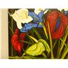 Image 4 : Floral Artwork, Unframed  24" x 24"
