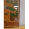 Image 5 : Crouching Boy Artwork, Numbered 25/29,  by Artist in Hauula, Framed 21" x 25"