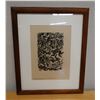 Image 1 : Polynesian Gods Battle Artwork, Wood Framed & Matted 18" x 22"