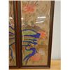 Image 6 : Qty 2 Asian Artwork Panels, Wood Framed, 15" x 47" (each)