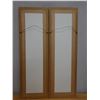 Image 8 : Qty 2 Asian Artwork Panels, Wood Framed, 15" x 47" (each)