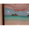 Image 2 : Mokulua Islands Artwork, Wood Framed 22" x 18"