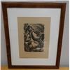 Image 1 : Maui Prepares to Make Mankind Immortal Artwork, Wood Framed & Matted 18" x 22"