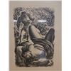 Image 2 : Maui Prepares to Make Mankind Immortal Artwork, Wood Framed & Matted 18" x 22"