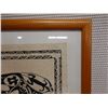 Image 3 : Abstract Animal Artwork, Wood Framed & Matted 22" x 18"