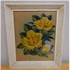 Image 1 : Floral Artwork  by Thomas, Hawaii, Framed 18" x 22"