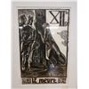 Image 2 : Il Meurt Artwork Stamped Jean Charlot Estate, Framed & Matted 17" x 24"