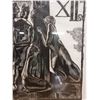 Image 4 : Il Meurt Artwork Stamped Jean Charlot Estate, Framed & Matted 17" x 24"