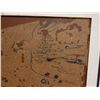Image 2 : Abstract Artwork w/ Text The Wine of Life, Framed & Matted 25" x 22"