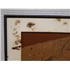 Image 3 : Abstract Artwork w/ Text The Wine of Life, Framed & Matted 25" x 22"