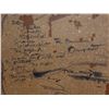 Image 4 : Abstract Artwork w/ Text The Wine of Life, Framed & Matted 25" x 22"
