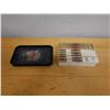 Image 2 : Sascha Brastoff Ceramic Box w/ Lid & Asian Tray, Misc Sizes