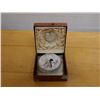 Image 2 : Japan Porcelain Jar for Cinnabar Ink Paste in Wooden Box