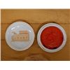 Image 4 : Japan Porcelain Jar for Cinnabar Ink Paste in Wooden Box