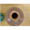 Image 3 : Qty 3 Ceramic Containers: Perforated Dish, Vase & Trinket Box w/ Lid, Misc Sizes