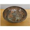 Image 1 : Ceramic Serving Bowl w/ Figure w/ Snakes Interior, Signed S. Viarelli 9" Dia, 3"H