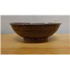 Image 2 : Ceramic Serving Bowl w/ Figure w/ Snakes Interior, Signed S. Viarelli 9" Dia, 3"H