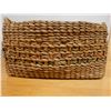 Image 7 : Woven Basket Made in Indonesia w/ Handles 19" x 19" x 10"H