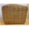 Image 8 : Woven Basket Made in Indonesia w/ Handles 19" x 19" x 10"H