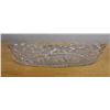 Image 1 : Crystal Candy Dish w/ Scalloped Edges 11" x 4" x 3"H